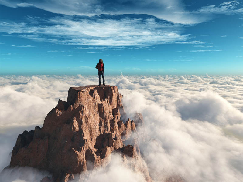 Goals met, Dreams achieved on a mountaintop